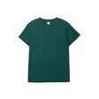 Green t-shirt on a white background. 