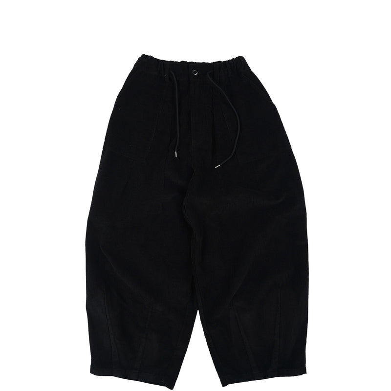 FrizmWORKS CORDUROY BALLOON PANTS, Black