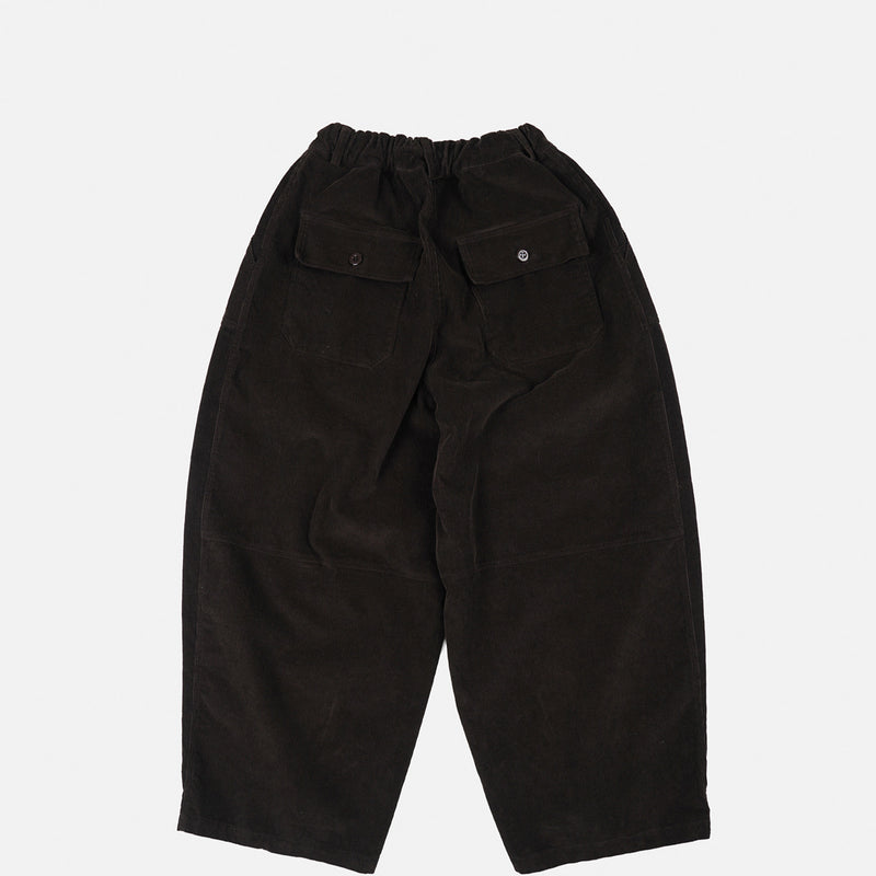 FrizmWORKS CORDUROY BALLOON PANTS, Brown