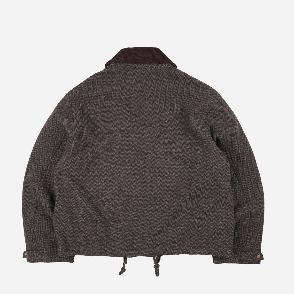 FrizmWORKS HERRINGBONE WOOL HUNTING JACKET, Pine Brown