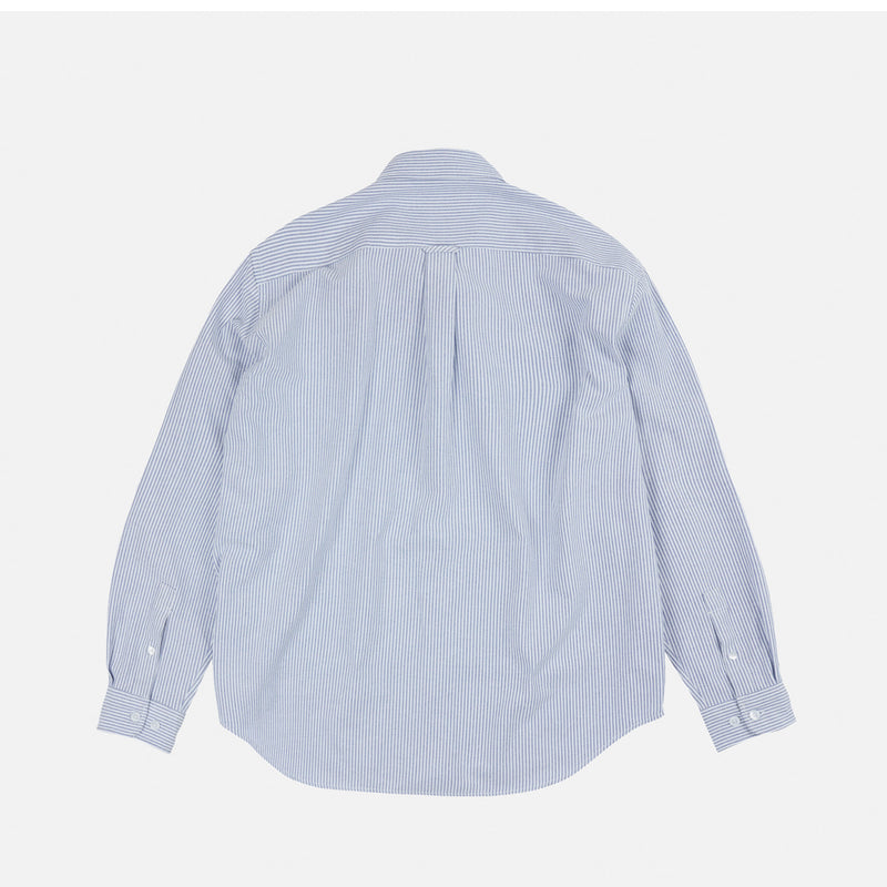 FrizmWORKS OG STRIPE OVERSIZED SHIRT, Blue