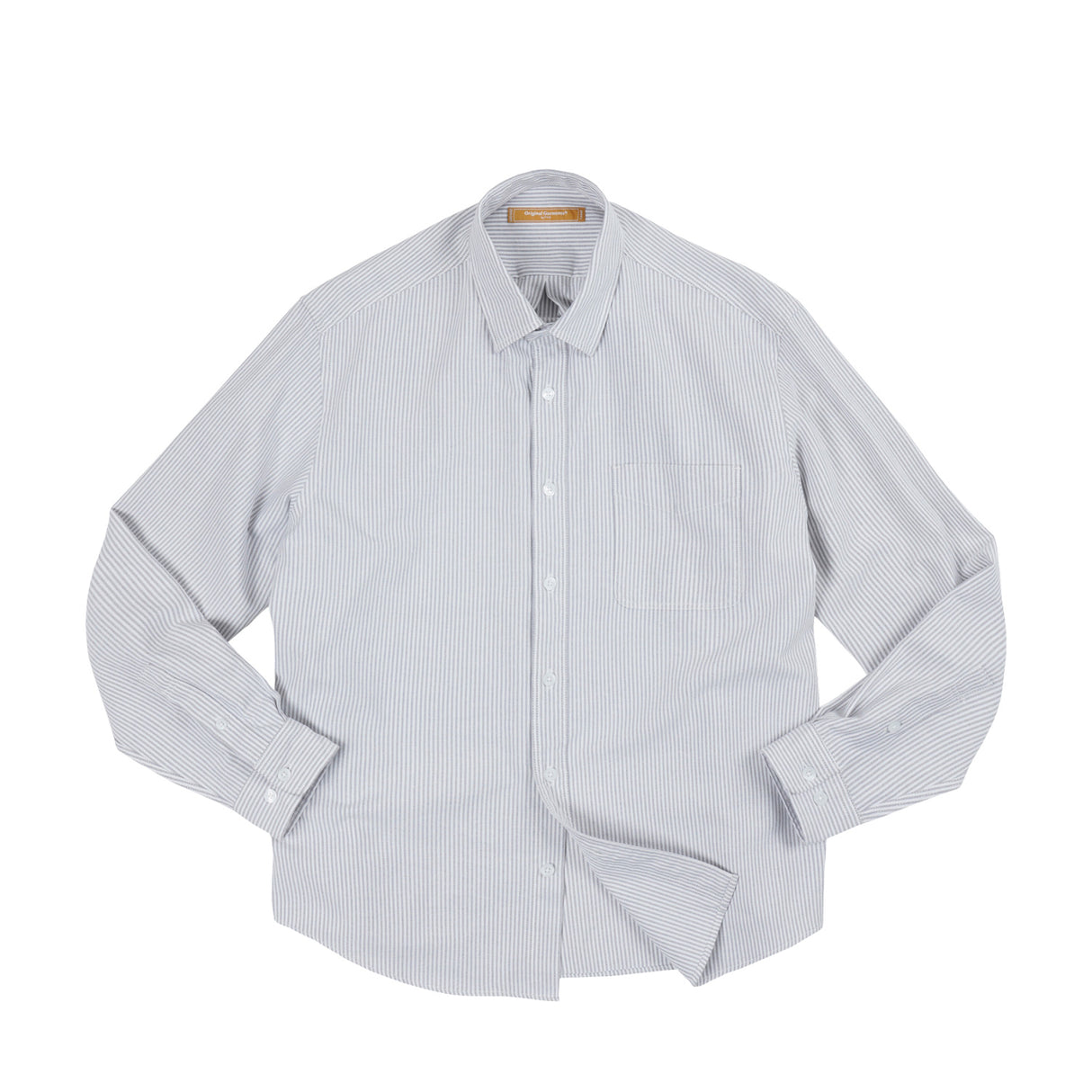 FrizmWORKS OG STRIPE OVERSIZED SHIRT, Grey