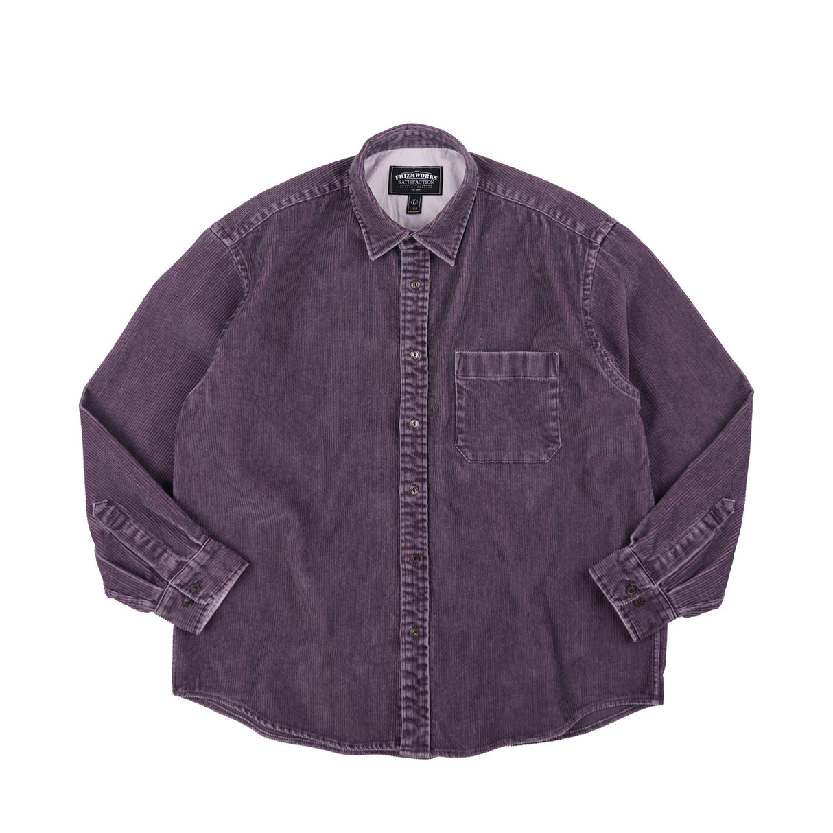 FrizmWORKS PIGMENT 8W CORDUROY SHIRT, Purple