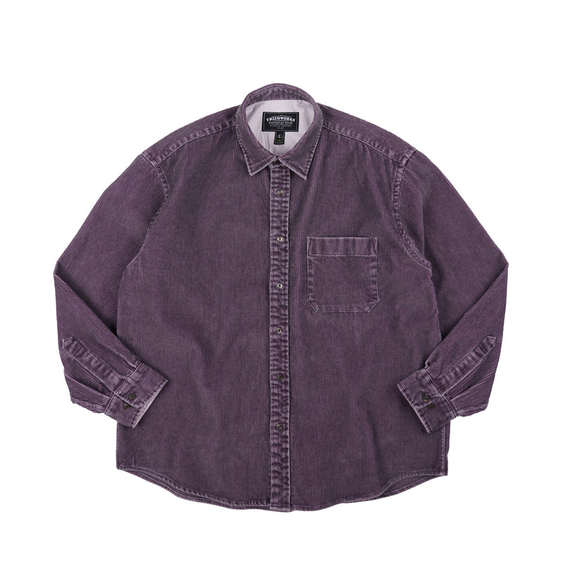 FrizmWORKS PIGMENT 8W CORDUROY SHIRT, Purple