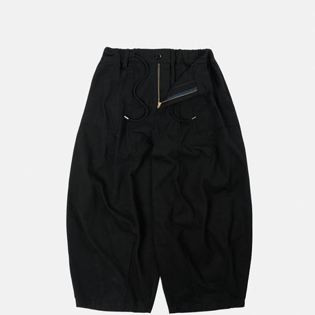 FrizmWORKS TWILL BALLOON PANTS, Black