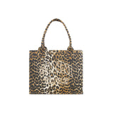 Ganni A7179 LARGE EASY SHOPPER, Leopard