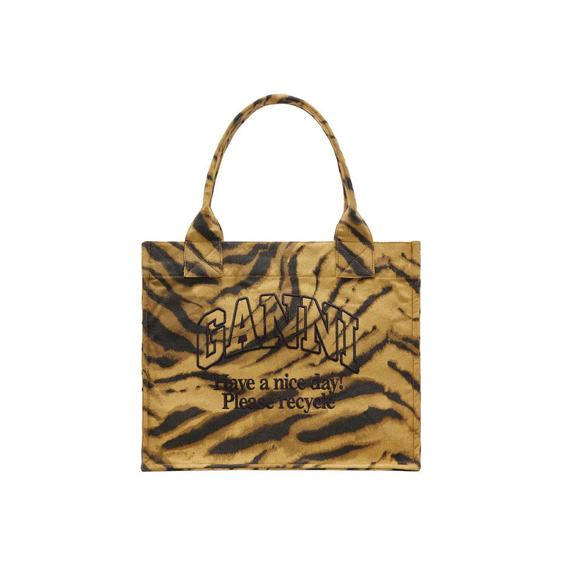 Ganni A7260 LARGE EASY SHOPPER, Khaki