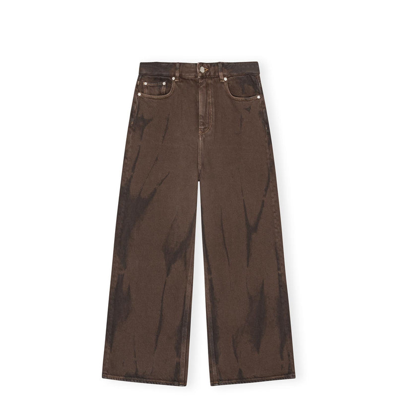 Ganni J1737 BAGGY JEANS, Chicory Coffee