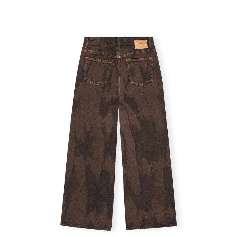 Ganni J1737 BAGGY JEANS, Chicory Coffee