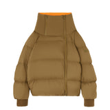 Ganni FUTURE NYLON QUILT PUFFER, Military Olive