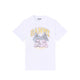 Ganni RELAXED T-SHIRT TEDDY MUSHROOMS, Bright White