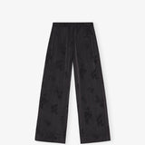 Ganni W0383 ELASTICATED PANTS, Black