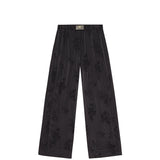 Ganni W0383 ELASTICATED PANTS, Black