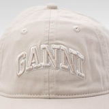 CANVAS CAP EMB, Egret