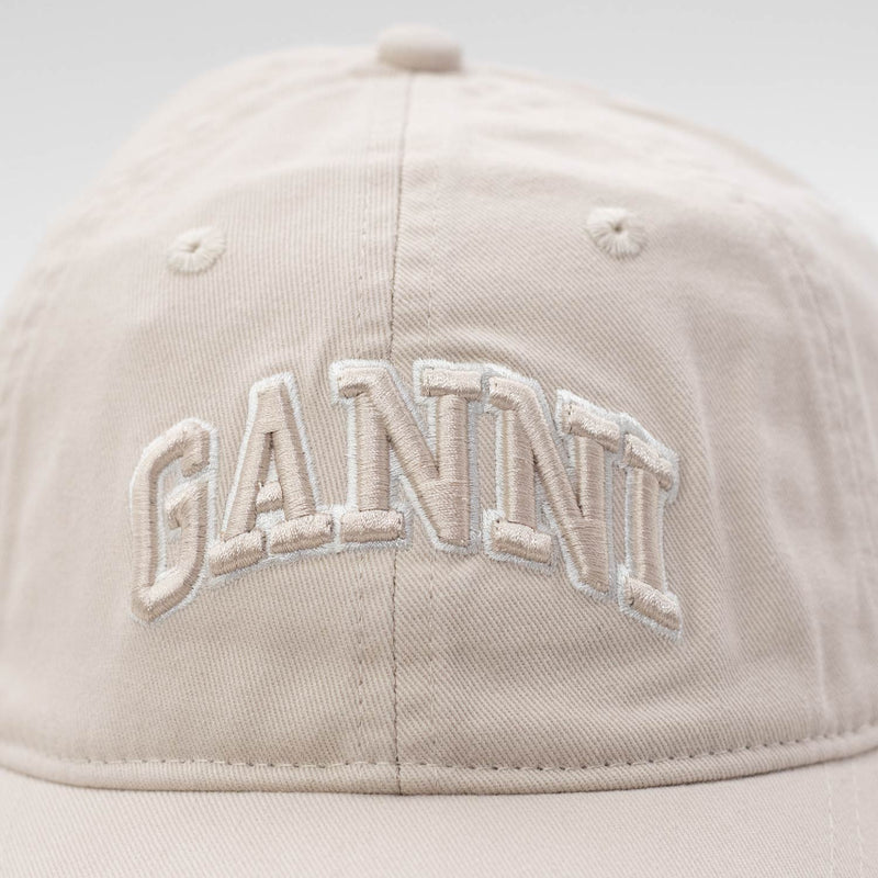 CANVAS CAP EMB, Egret