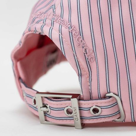 Ganni PRINTED NYLON CAP, Cameo Pink