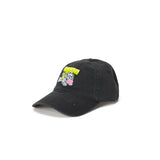 Ganni A6941 CANVAS PUPPY CAP, Washed Black