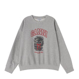 ISOLI CREWNECK MARGOT KITTY PRINT, Paloma