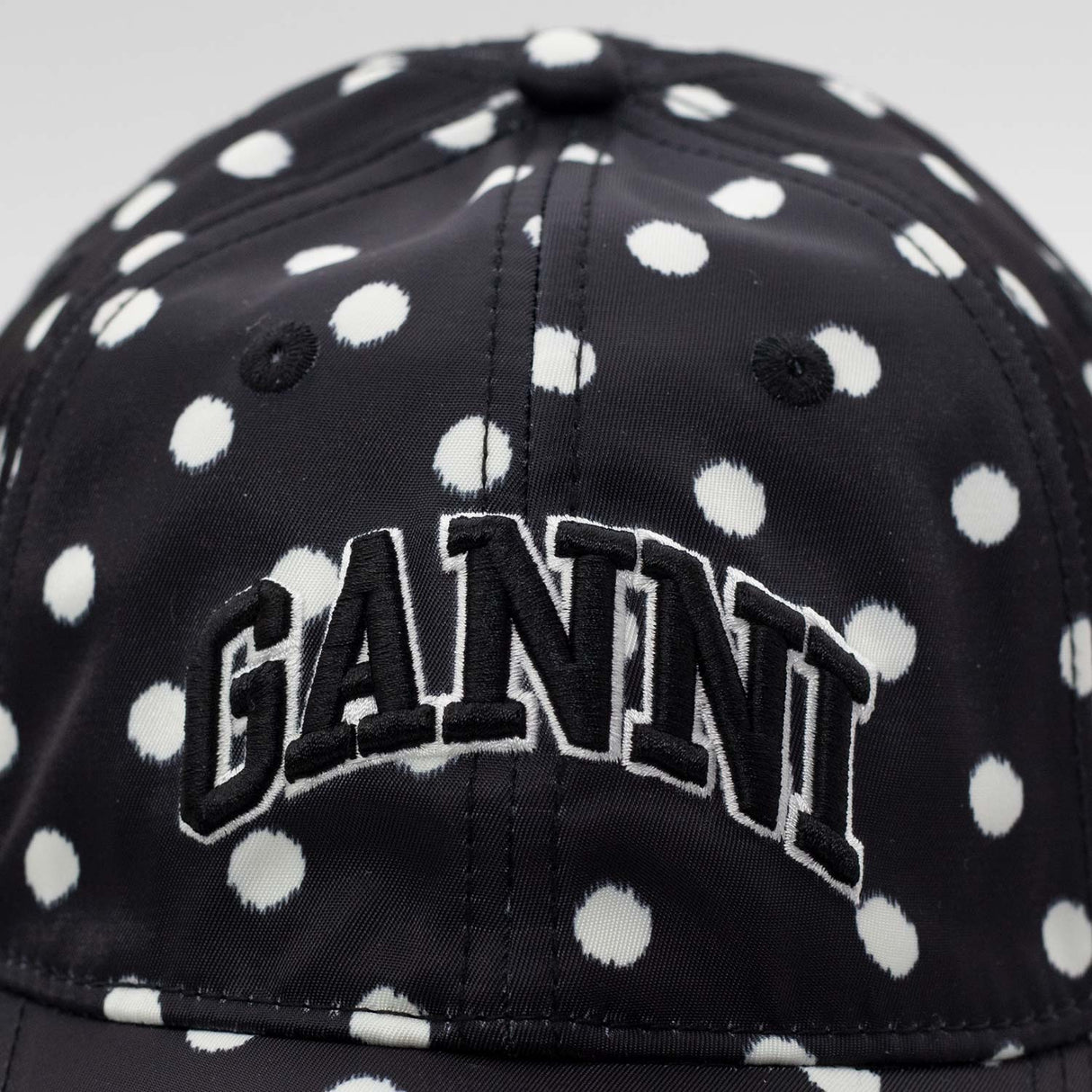 PRINTED NYLON CAP, Black