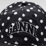 PRINTED NYLON CAP, Black