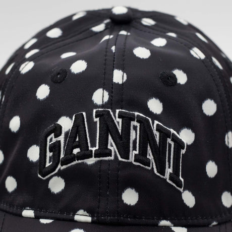 PRINTED NYLON CAP, Black