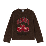 GRAPHIC OVERSIZED SWEATER, Chicory Coffee