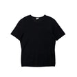 Black t-shirt on a white background