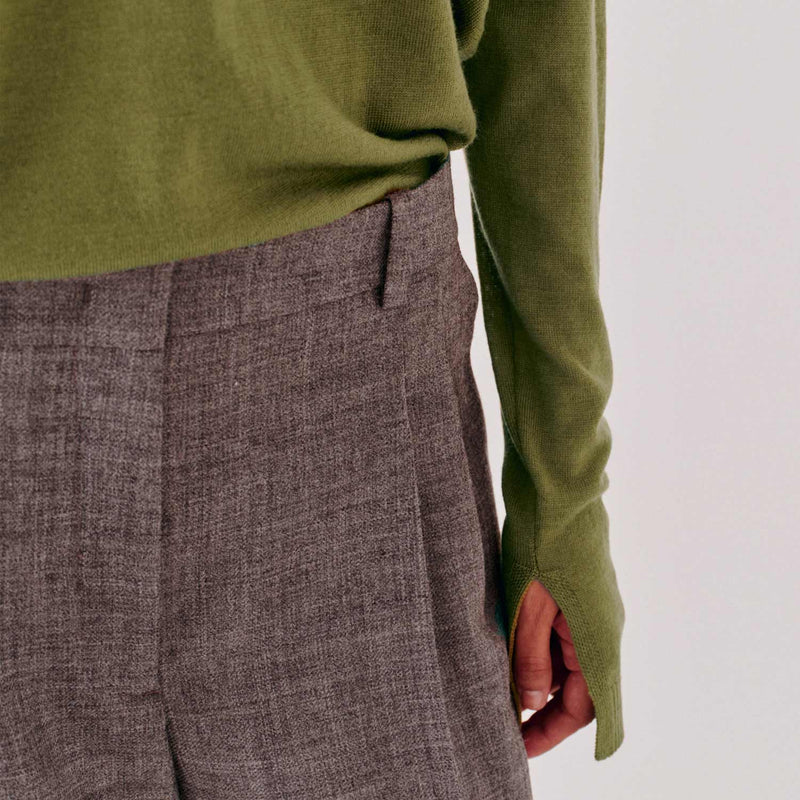 BERGEN SWEATER, Matcha Green