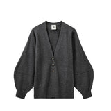 COMO SLEEVE CARDIGAN, Grey Melange