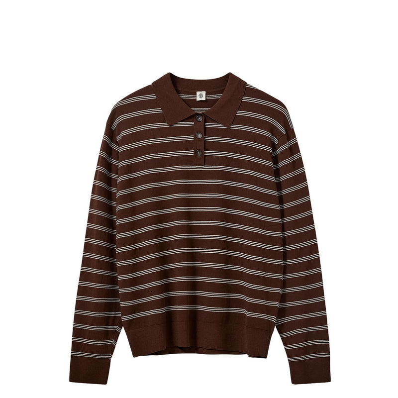 The Garment MADISON POLO, Espresso/Ecru