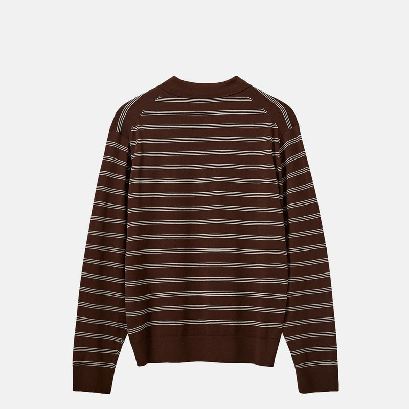 The Garment MADISON POLO, Espresso/Ecru