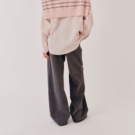 MERCI ANAGRAM PANTS, Black Denim