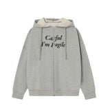 Gimaguas CAREFUL SWEATSHIRT, Grey