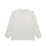 Gramicci L/S POCKET TEE PIGMENT DYED, Natural Pigment