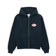 Gramicci OVAL PATCH ZIP HOODED SWEATSHIRT, Vintage Black