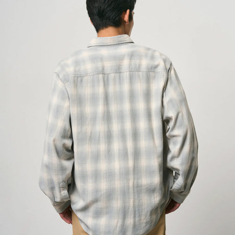 Gramicci PILED FLANNEL SHIRT, Storm