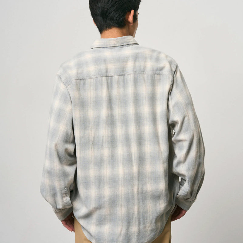 Gramicci PILED FLANNEL SHIRT, Storm