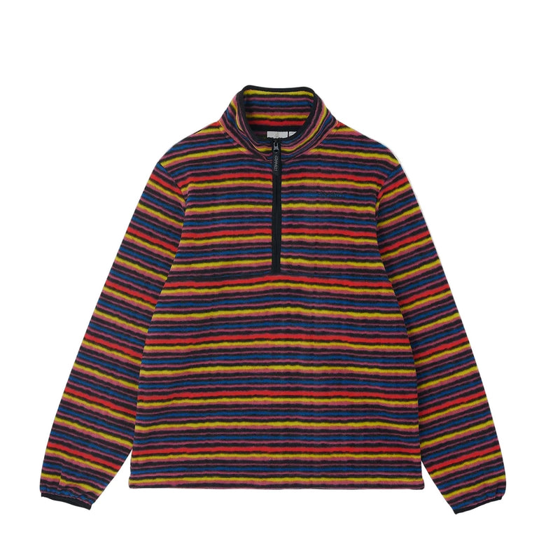 Gramicci THERMAL FLEECE PULLOVER, Multi Stripe