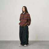 Gramicci THERMAL FLEECE PULLOVER, Multi Stripe