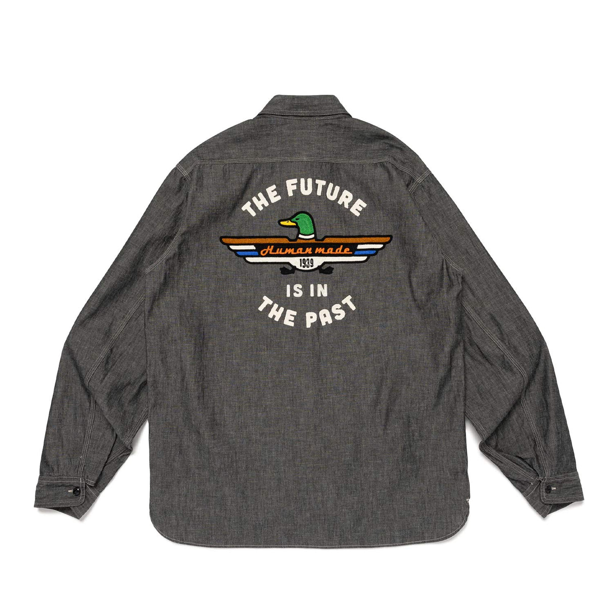 Human Made CHAMBRAY SHIRT, Black