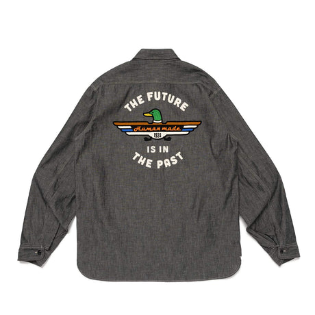 Human Made CHAMBRAY SHIRT, Black