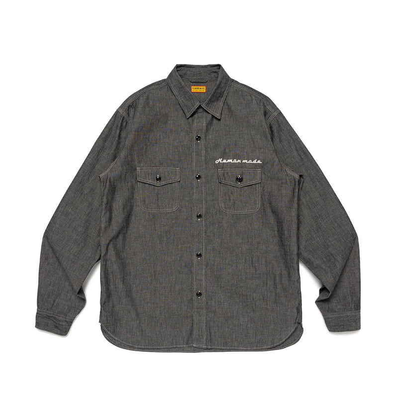 Human Made CHAMBRAY SHIRT, Black