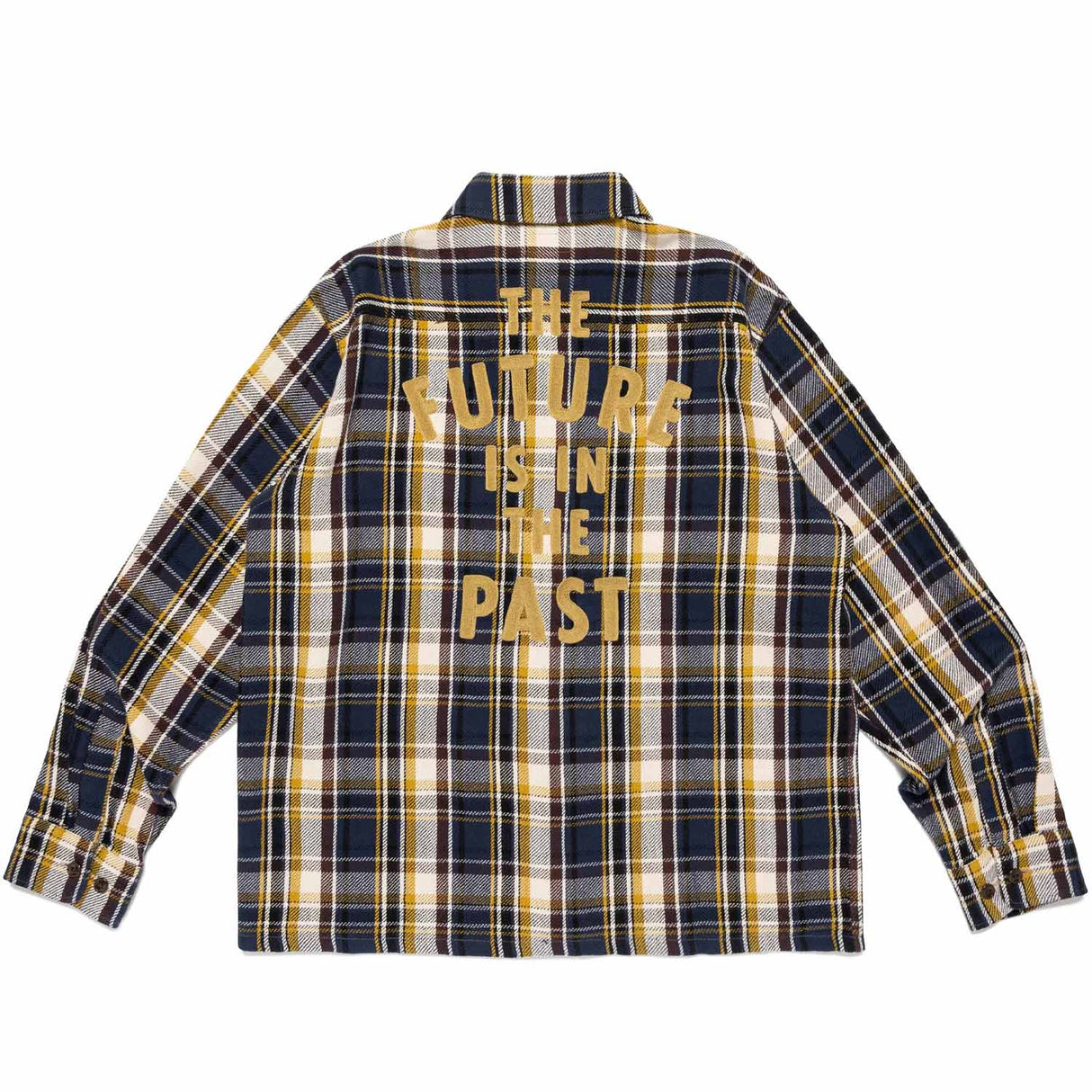 Human Made CHECK SHIRT, Navy