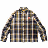 Human Made CHECK SHIRT, Navy