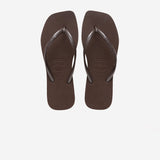 Havaianas SLIM SQUARE SANDAL, Dark Brown