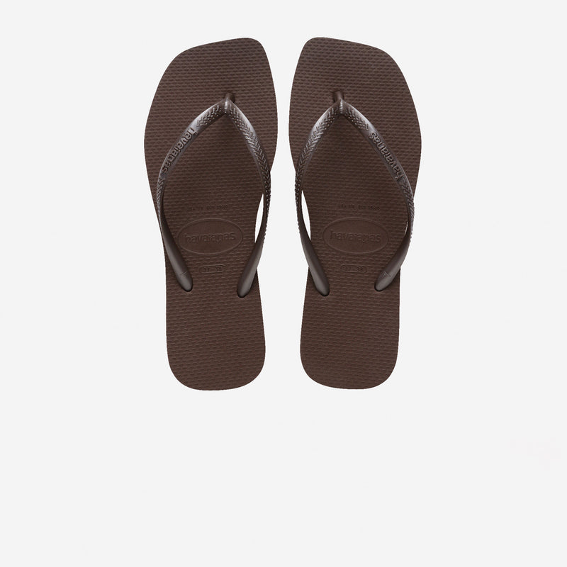 Havaianas SLIM SQUARE SANDAL, Dark Brown