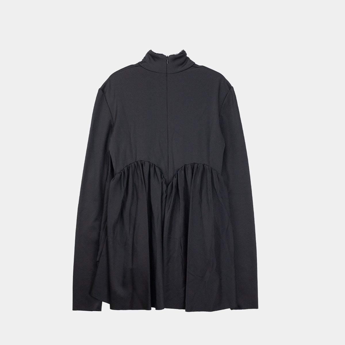 Hedvig ECLIPSE ASSYMETRIC TURTLENECK TOP, Black