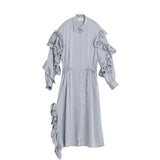 Hedvig MACARON MIDI DRESS, Silver