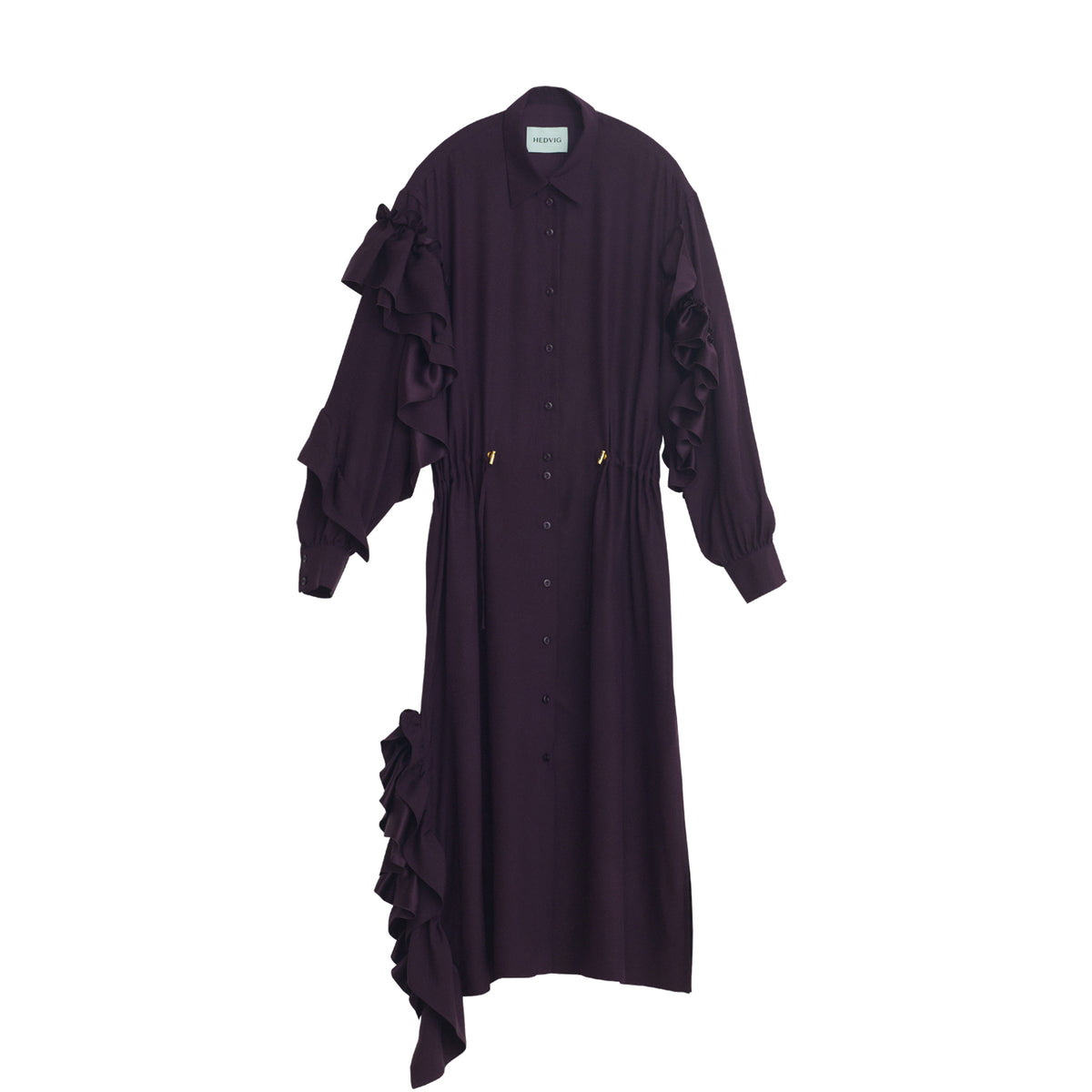 Hedvig MACARON MIDI DRESS, Plum