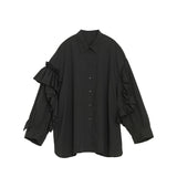 Hedvig MACARON VOLUME SHIRT, Black